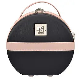 Бьюті-кейс Semi Line 5L Black/Pink Cream (T5671-1), Чорний - мініатюра 3