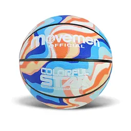 М'яч баскетбольний Bambi BB20588Orange-Blue розмір №7, PU 600 грам