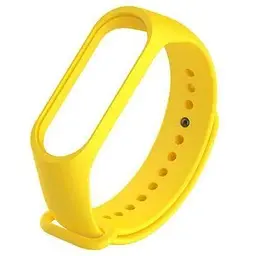 Ремінець Silicone Mi Band 5/6 Жовтий (5)