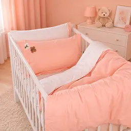 Дитяча постільна білизна MIRSON LITTLE KIDS Poplin Edition Teddy Bear та Lorena 110х160см (2200013086413)