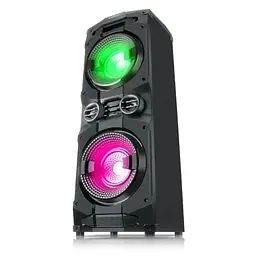 Портативна колонка 2.0 S-2005, Black, 2x250 Вт, USB REAL-EL teh0029013