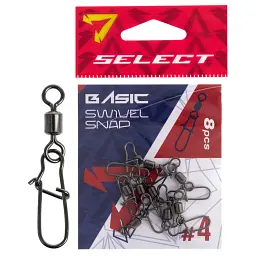 Вертлюжок з застібкою Select Basic Swivel Snap #4 (8 шт/уп)