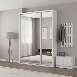 Шафа-купе Idea серія 2 180 x 60 x 240 см Білий Дзеркало