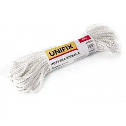 Мотузка в'язана універсальна Unifix 4 мм x 15 м біла