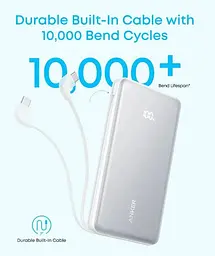 Повербанк Anker Zolo 22.5W чорний 10000 mAh - мініатюра 3