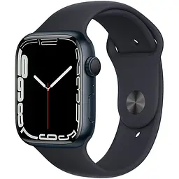 Смарт-годинник Apple Watch Series 7 GPS 45 mm Midnight Sport Band (Grade Q) Seller Refurbished