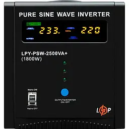 Джерело безперебійного живлення [ДБЖ] LogicPower LPY-PSW-2500VA+ 1800Вт [22874] [107319] - мініатюра 3