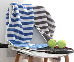 Рушник ZSH Life Towel Sports Gray Stripes 30 х 110 см - мініатюра 2