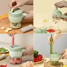Ручний електричний подрібнювач для овочів Food Chopper Catling багатофункціональний 4 в 1 - мініатюра 4