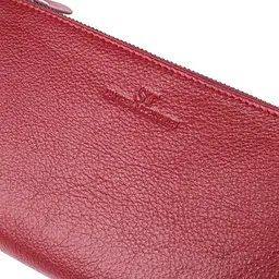 Шкіряний гаманець на три відділення ST Leather 23108 бордовий - мініатюра 5