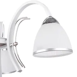 Люстра стельова Brille в спальню E2760W WH (LK-548C/3) - мініатюра 2