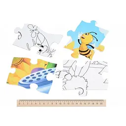 Пазл-розмальовка Same Toy Жуки на задньому дворі (2032Ut) - мініатюра 4