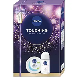 Набір подарунковий для жiнок NIVEA 2025 Touching: Зволожувальний крем+Антиперспірант