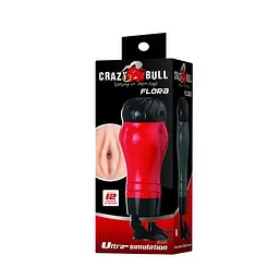 Мастурбатор Crazy Bull Flora Mouth 12 Function (тілесний) - мініатюра 9