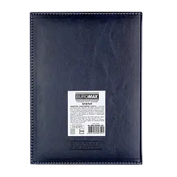 Щоденник недатований Buromax Statut A5 штучна шкіра/поролон 336 сторінок синій (BM.20480-02) - мініатюра 2