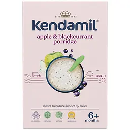 Молочна каша Kendamil з яблуком та чорною смородиною 300 г (2 шт. х 150 г) - мініатюра 2