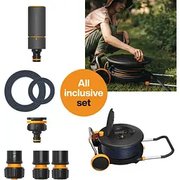 Шланг Fiskars L з котушкою 13 мм 30 м з набором аксесуарів (1071670) - мініатюра 6