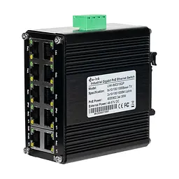 PoE-комутатор 10-портовий E-LINK LNK-IMC010GP з 8 портами PoE (73-00152)