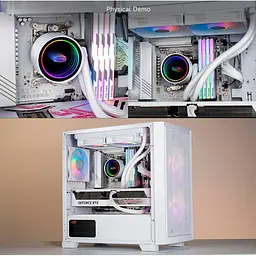СВО PcCooler DA240 ARGB White (DA240-WHAWXX-GL) - мініатюра 3