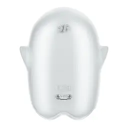 Вакуумний кліторальний стимулятор із вібрацією Satisfyer Glowing Ghost White Satisfyer SX0544 99363 - мініатюра 5