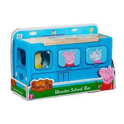 Дерев'яний ігровий набір-сортер Peppa Pig Шкільний автобус Пеппи (7222) - мініатюра 5