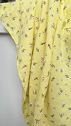 Велика двошарова муслінова пелюшка 100% бавовняна для малюків 100 х 135 см Lari Жовтий - мініатюра 2
