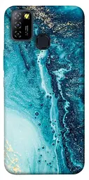 Чохол Demsky Блакитна фарба для Infinix Hot 10 Lite