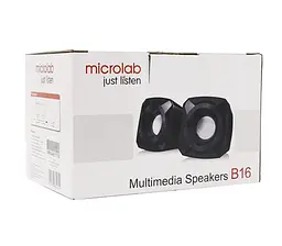 Компьютерные колонки 2.0 MICROLAB B16 3.5mm, USB - мініатюра 5