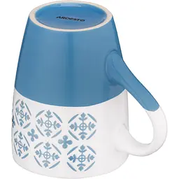 Чашка Ardesto Ornament 320 мл синьо-біла (AR3045BL) - мініатюра 4