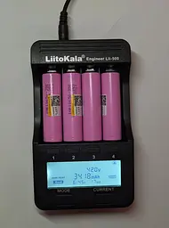 Акумулятор 18650 Samsung INR18650-35E 3500mAh Рожевий - мініатюра 7