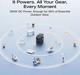 Зарядна станція EcoFlow TRAIL 300 DC / 140 Вт / 288 Вт/ч / LiFePO4 (EF-TRAIL300-N) - мініатюра 12