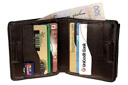 Портмоне чоловіче Lettera GRANDE PELLE 10х10х2 см acs0032114 - мініатюра 2
