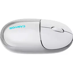 Миша Canyon OnClick 24 BT/ Wireless Transparent/White (CNS-CMSW24W) - мініатюра 9
