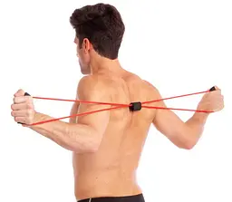 Еспандер EasyFit вісімка трубчастий синій (EF-3947-BL) - мініатюра 3