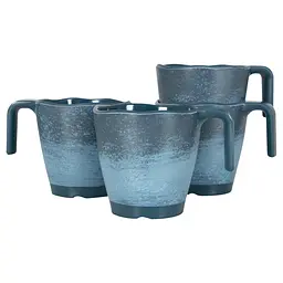 Набір чашок Gimex Mug Stone 4 Pieces 4 Person Dark Blue (6917120), Темно-синій
