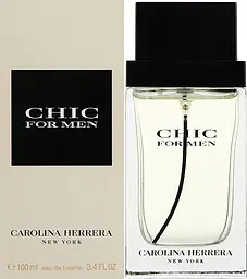 Оригінал Carolina Herrera Chic For Men 100 мл Туалетна вода - мініатюра 2