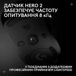 Миша Logitech G Pro 2 LightSpeed Wireless Black (910-007295) - мініатюра 9