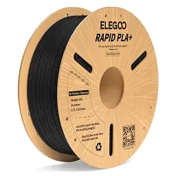 Пластик для 3D-принтера ELEGOO Rapid PLA Plus 1kg, 1.75mm, black (50.203.0114)