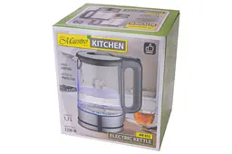 Електрочайник скляний Maestro MR-053-Grey 1.7 л 2200 Вт сірий - мініатюра 3