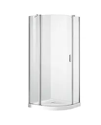 Душова кабіна Volle Orlando 90x90 з піддоном 10-22-504, прозорий, хром