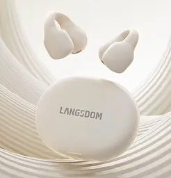 Бездротові кісткові навушники-кліпси Langsdom ClipBuds R2 з спрямованим звуком і Bluetooth 5.4 - мініатюра 2