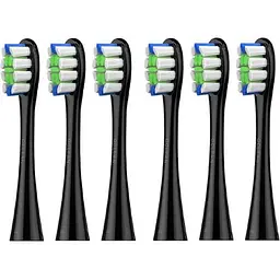 Насадка для зубної щітки Oclean P1C5 B06 Plaque Control Toothbrush Head 6 шт. Black [6970810552232] [79859] - мініатюра 2