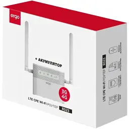 4G WiFi роутер ERGO R023 з SIM-картою та акумулятором 4000 мАг 2,4 ГГц Білий - мініатюра 5
