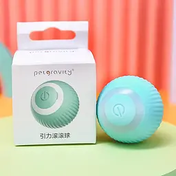 Іграшка для кішки USB smart м'яч-кулька PetGravity з хаотичним рухом та світловою панеллю - мініатюра 5