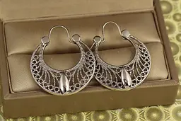 Сережки коромисла Xuping Jewelry Лала 2,9 см сріблясті