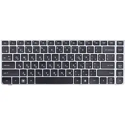 Клавiатура для ноутбука HP ProBook 4330S, 4435S чорний, сірий фрейм (KB310748)