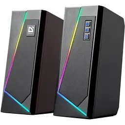 Акустика Defender 2.0 Solar 3 10 W, BT/Light, USB (65103)