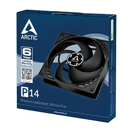Корпусний вентилятор 140 мм Arctic P14 ACFAN00123A Black - мініатюра 3