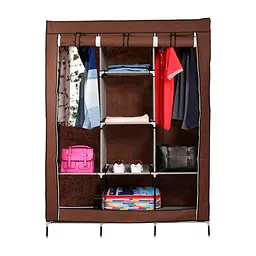 Тканинна шафа для речей YT41593, 130х45х175см, Red Wine, Box