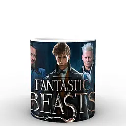 Кухоль GeekLand Fantastic Beasts Фантастичні тварюки постер FB.02.010 330 мл білий - мініатюра 3